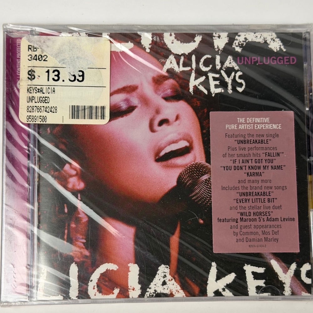 Alicia Keys Unplugged CD New Sealed R&B Soul Live Album 2005